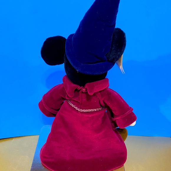 DISNEY NWT VTG 90s FANTASIA MICKEY MOUSE SORCERER PLUSH DISNEY STORE EXCLUSIVE - Picture 9 of 13